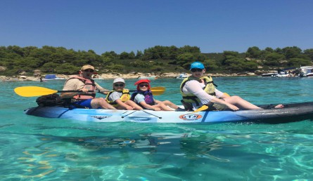 Kayaking trip in the Blue Waters 